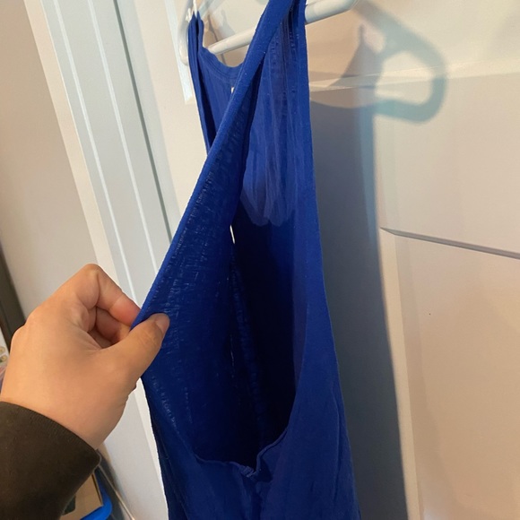 Pink, blue jays tank, size L - Picture 3 of 4